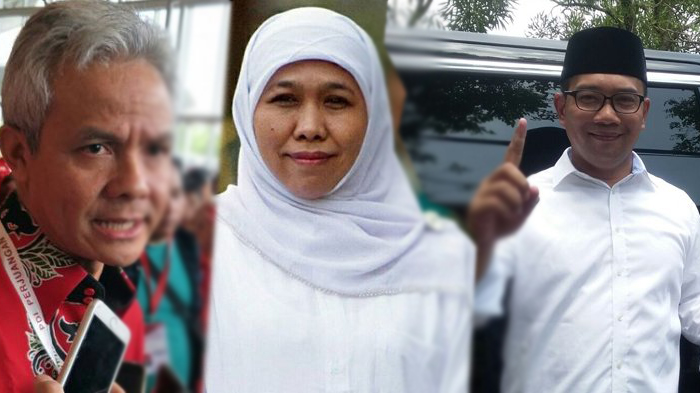 Ini Hasil Quick Count SMRC Pilkada Jabar, Jateng dan Jatim, Pasangan 'Rindu' Ditempel 'Asyik'