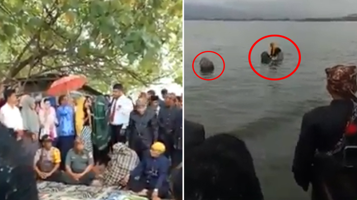 Pasangan Selingkuh Ini Jalani Hukuman Adat dengan Direndam di Laut, Begini Kronologinya