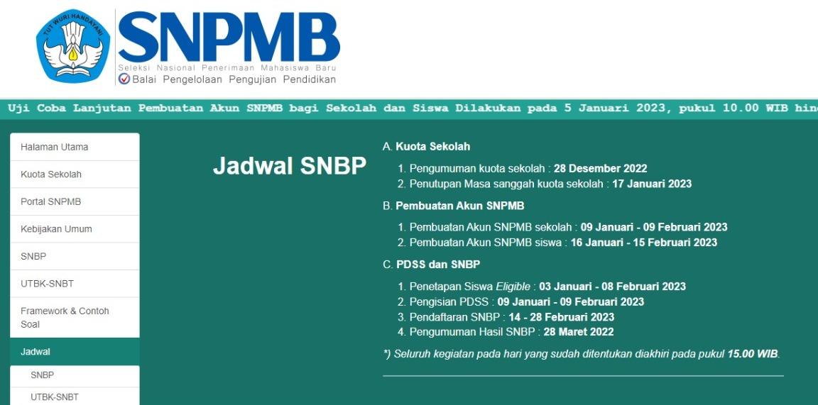 Seleksi SNBT 2023 Digelar Tanggal 16 Februari, Begini Cara Registrasi Akun SNPMB