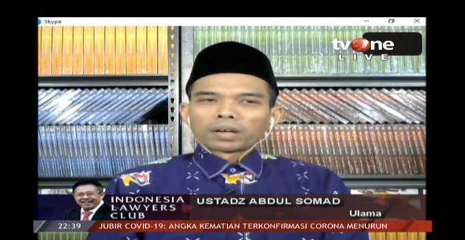 Masih Ada yang Berjamaah di Masjid, Ustaz Abdul Somad : Insallah Jamaah Dengar Kalau Perut Kenyang
