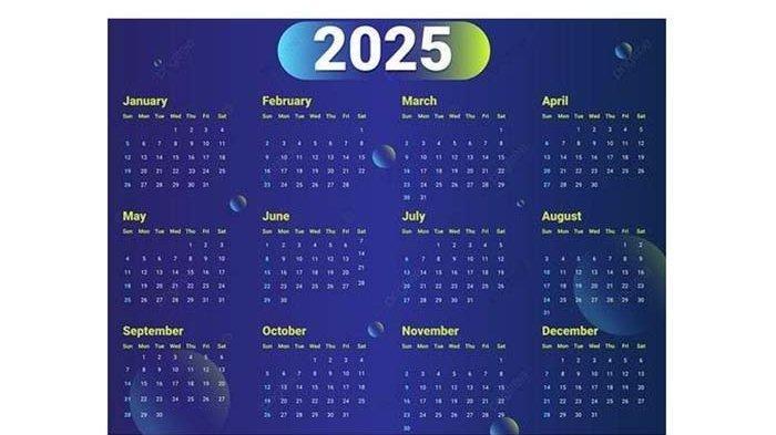 10 Link Download Kalender 2025 Terbaru Desain Menarik Dilengkapi Tanggal Merah hingga Cuti Bersama