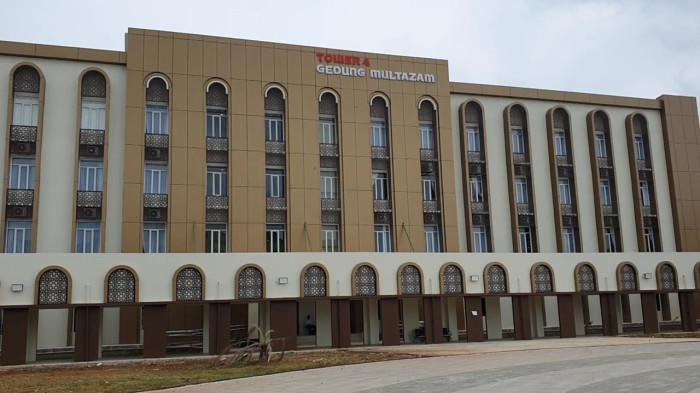 ASRAMA HAJI - Suasana gedung penginapan jemaah haji di Asrama Hajissqq