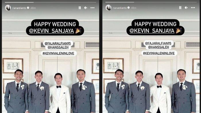 Kevin Sanjaya dan Valencia Menikah, Marcus Gideon Tak Hadir, Ternyata Sibuk Lakukan Ini