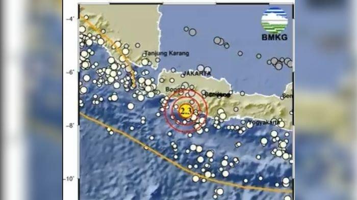 Baru Saja Gempa Terkini di Jabar, Mengguncang Sukabumi Sore Ini, Pusat Lindu di Kabupaten