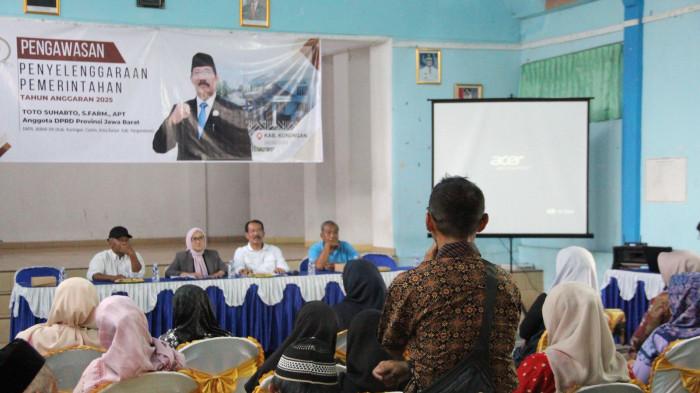 Pengawasan Penyelenggara Pemerintah, Anggota DPRD Jabar H Toto Suharto Belanja Masalah Sosial