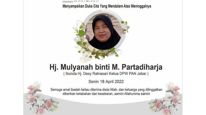 Masih di Perjalanan saat Ibunda Meninggal, Desy Ratnasari: Tertutup Sudah Pintu Surgaku