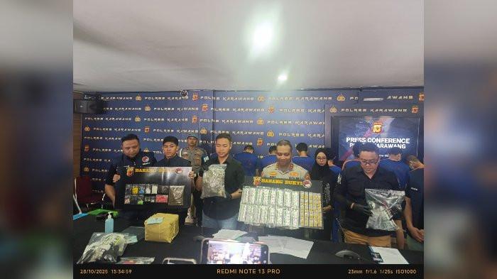 Puluhan Pengedar Narkoba di Karawang Ditangkap Polisi, Paling Banyak Pengedar Sabu