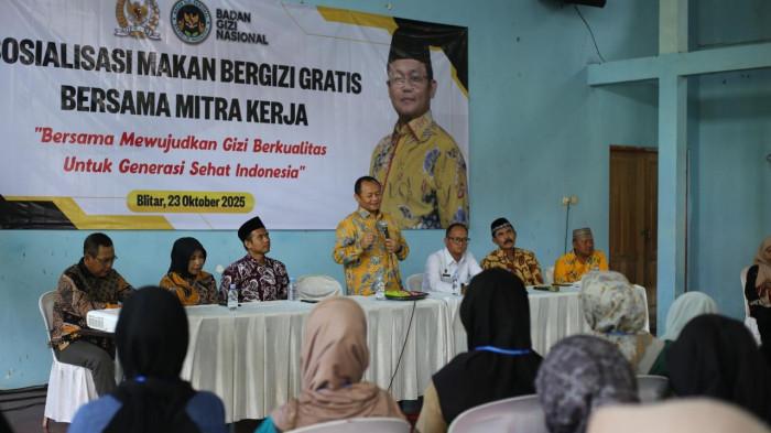 Program MBG Hadir di Desa Jatinom Blitar, BGN Tekankan Peningkatan Gizi dan Pangan Lokal