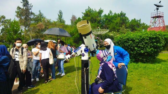 Breaking News: Observatorium Bosscha Gelar Pengamatan Gerhana Matahari Hibrida Hari Ini