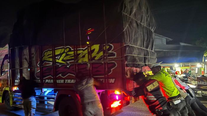 Sat Samapta Polres Majalengka Gelar Patroli Malam Antisipasi Geng Motor dan Kejahatan Jalanan