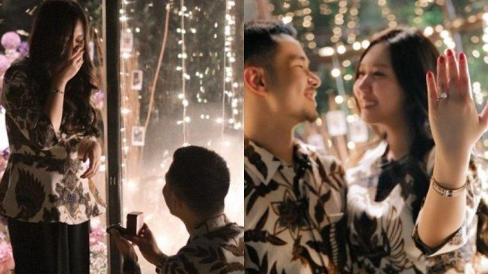 ROMANTIS, Jess No Limit Resmi Melamar Kekasih, Berlutut & Sematkan Cincin Berlian di Jari Sisca Kohl