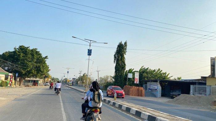 Situasi Terkini TKP Tawuran Antar Kelompok Pendukung Calon Kades di Cirebon