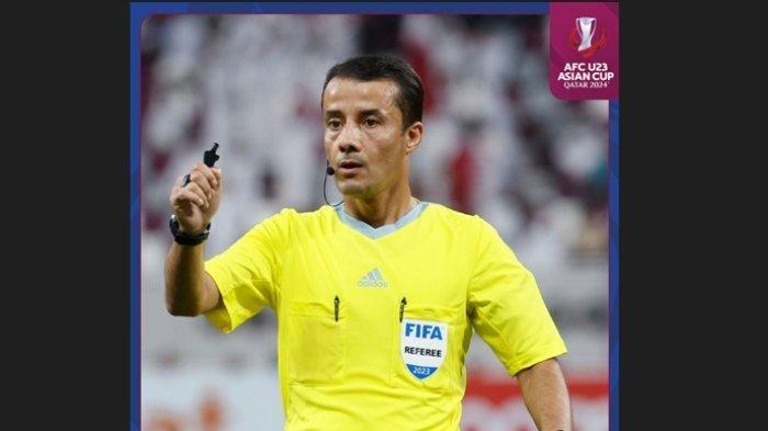Sosok Nasrullo Kabirov, Wasit yang Hobi Keluarkan Kartu Merah ke Indonesia, Bikin Qatar Untung