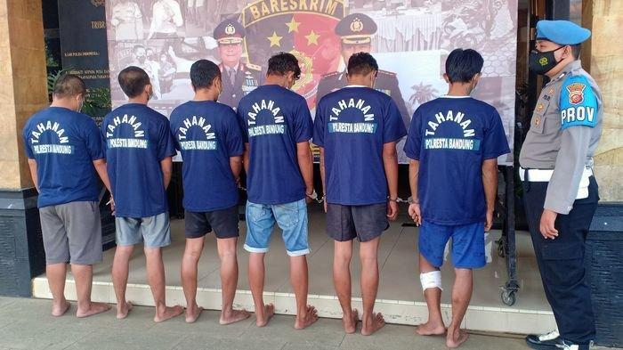 Komplotan Begal dan Jambret Tak Beringas Lagi saat Petugas Polresta Bandung Menggiringnya