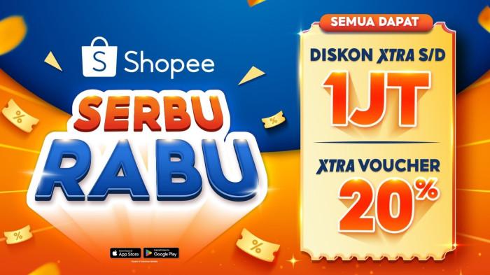 Belanja Lebih Untung Tiap Rabu di Shopee? Yuk, Nikmati Promo XTRA di Serbu Rabu!