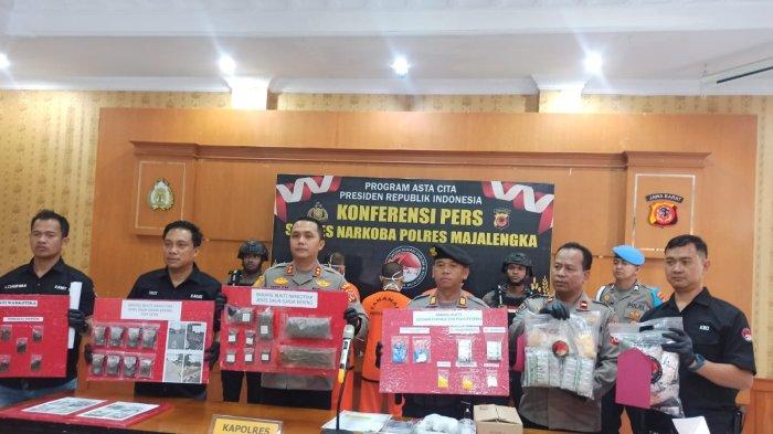 9 Pengedar Narkoba di Majalengka Ditangkap, Ada yang Dicokok di Cikijing dan Jatiwangi