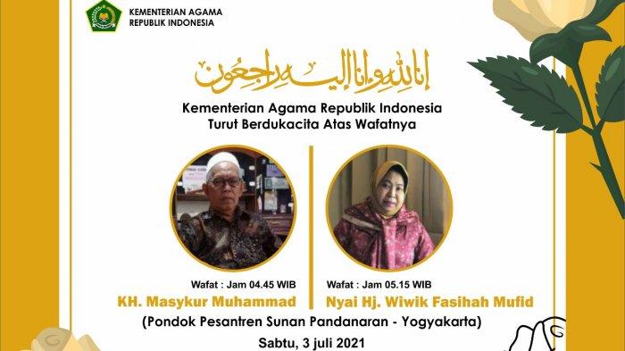 Menag Yaqut Cholil 2 Kali Berduka, Ucapkan Innalillahi Atas Meninggalnya Kiai Masykur dan Rachmawati