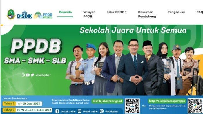 Pengumuman PPDB Jabar 2024 Tahap 1 Dibuka Besok, Klik Link https://ppdb.jabarprov.go.id