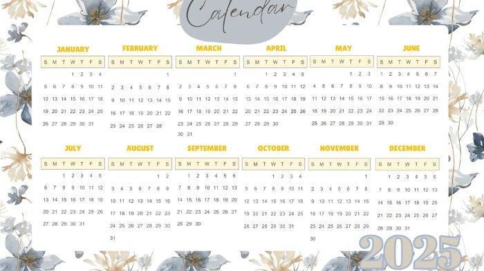 GRATIS, Link Download Kalender 2026, Bisa Edit Sendiri Desain Estetik dan Daftar Hari Libur Nasional