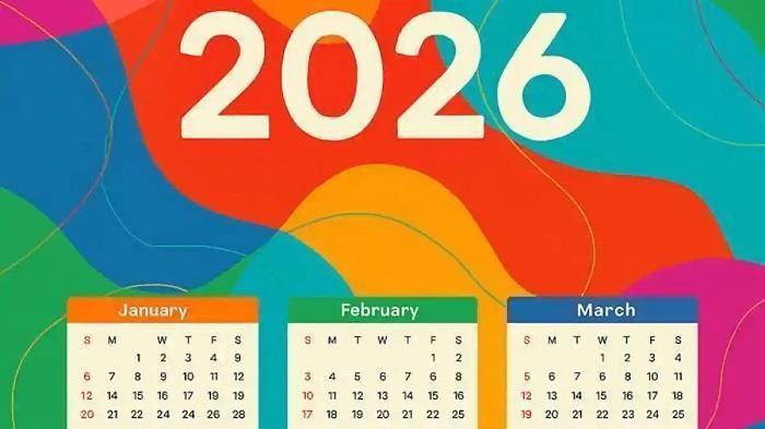 Kalender Tahun Baru 2026: Daftar Tanggal Merah, Libur Nasional dan Cuti Bersama SKB 3 Menteri
