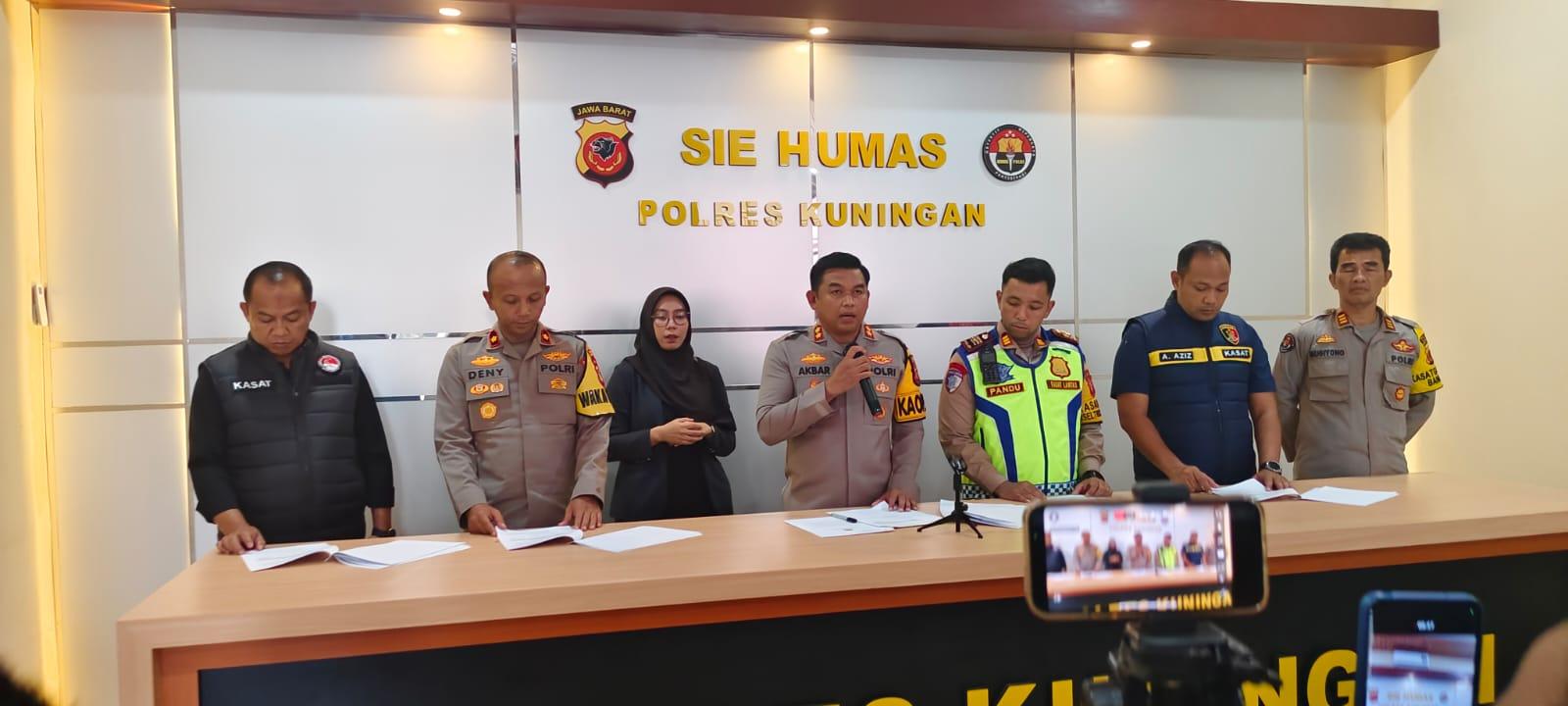 Kapolres Kuningan Sebut Kasus Kriminalitas Tahun 2025 Meningkat, Dua Anggota Polri Dipecat