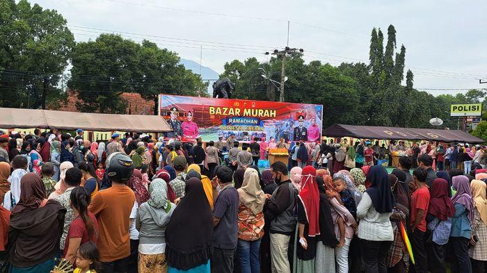 Banyak Warga Tak Kebagian Bazar Murah Ramadan, Kapolresta Cirebon Janji Diprioritaskan Pekan Depan
