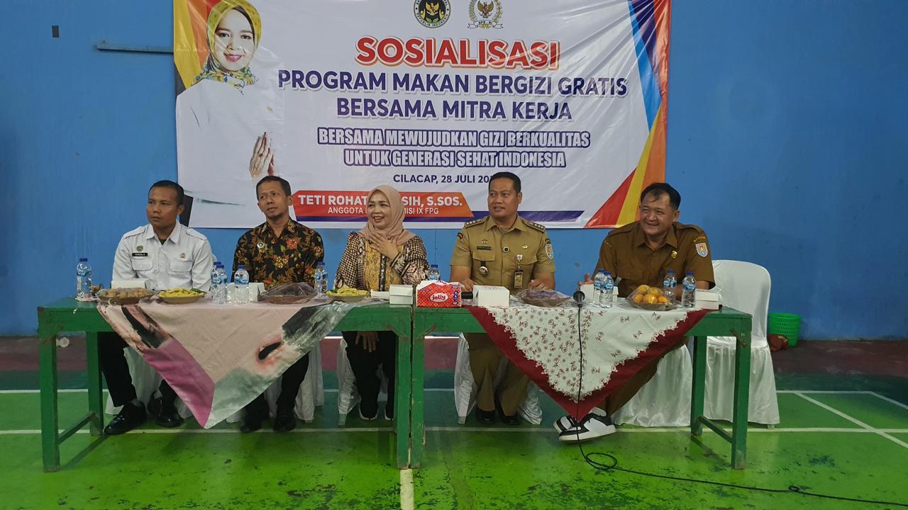 Geber Program Makan Bergizi Gratis, Pemerintah Gelar Sosialisasi di Desa Layansari Cilacap