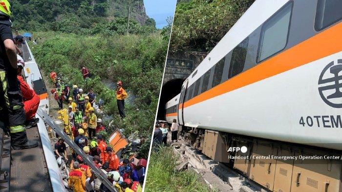 Kereta Api Tabrak Truk Hingga Keluar Rel, 36 Orang Tewas, 72 Orang Terjebak di dalam Terowongan