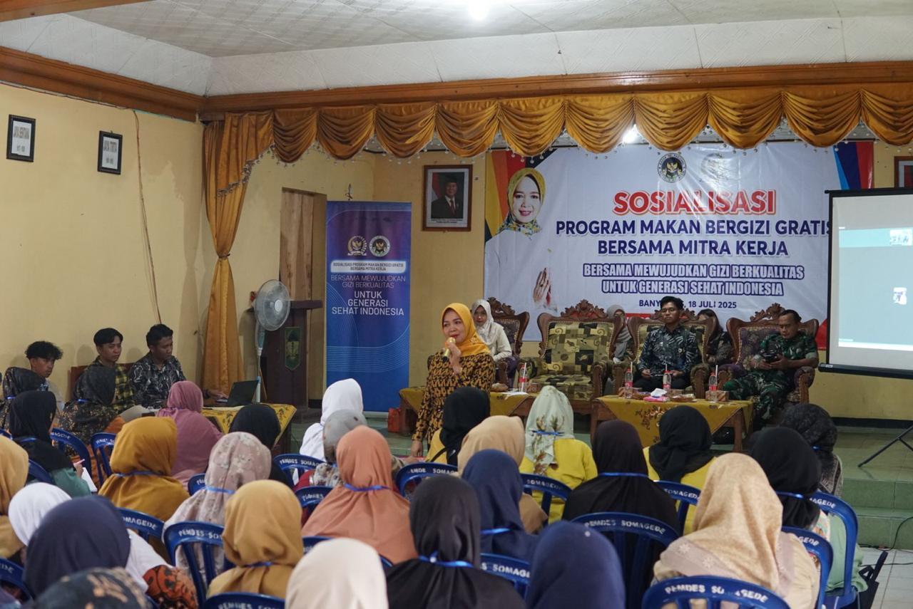 PERLUAS Program Makan Bergizi, Sosialisasi MBG Kembali Hadir di Desa Somagede Banyumas
