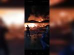 Dua Kebakaran Hebat Terjadi Hari Ini, Landa Gudang Pengelolaan Limbah Oli dan Rumah