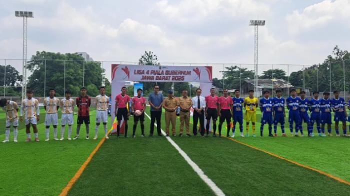 Kompetisi Sepak Bola Liga 4 Piala Gubernur Jawa Barat 2025 Resmi Bergulir, 25 Klub Ikut Ambil Bagian
