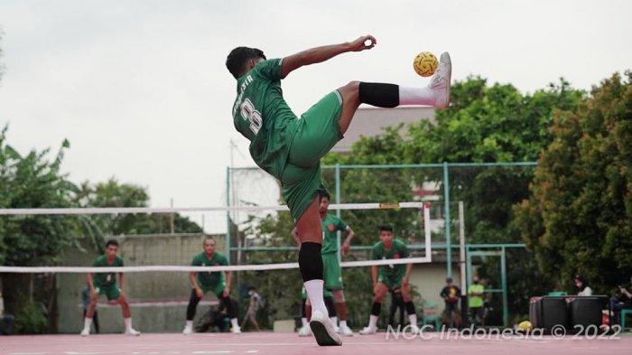 Tim Sepak Takraw Putra Indonesia Yakin Bisa Pertahankan Emas di Nomor Dobel