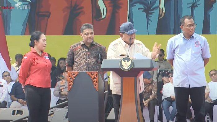 May Day! Dihadapan Buruh Prabowo Janji tidak Akan Biarkan Para Pekerja di-PHK Seenaknya