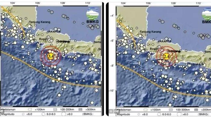 Serangkaian Gempa Bumi dengan Kekuatan 2.4 hingga 3.4 Magnitudo Terjadi di Wilayah Kabupaten Bandung