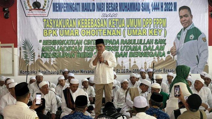 Bebas dari Penjara, Umar Kei Gelar Syukuran dan Santunan Anak Yatim