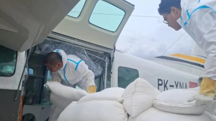 Curah Hujan Tinggi, BNPB Lakukan Operasi Modifikasi Cuaca, Semai Kalsium Oksida di Bogor