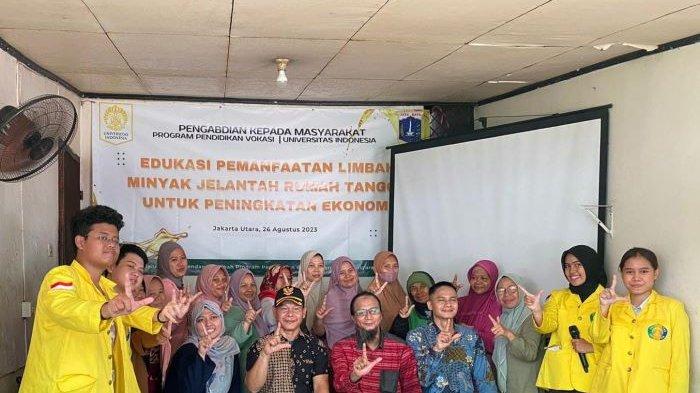 Keren Emak-emak di Sunter Olah Minyak Jelantah Jadi Cuan, Vokasi UI Edukasi Pemanfaatan Teknologi