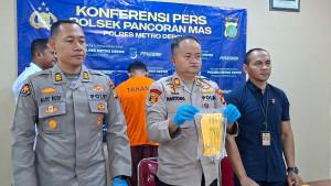 Polsek-Pancoran-Mas-Depok-mengamankan-residivis-kasus-narkoba.jpg