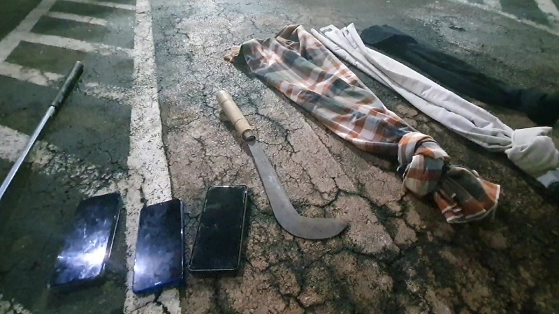 Polisi Dapati Senjata Tajam dari Remaja Pelaku Tawuran pada Saat Sahur Dini Hari Tadi