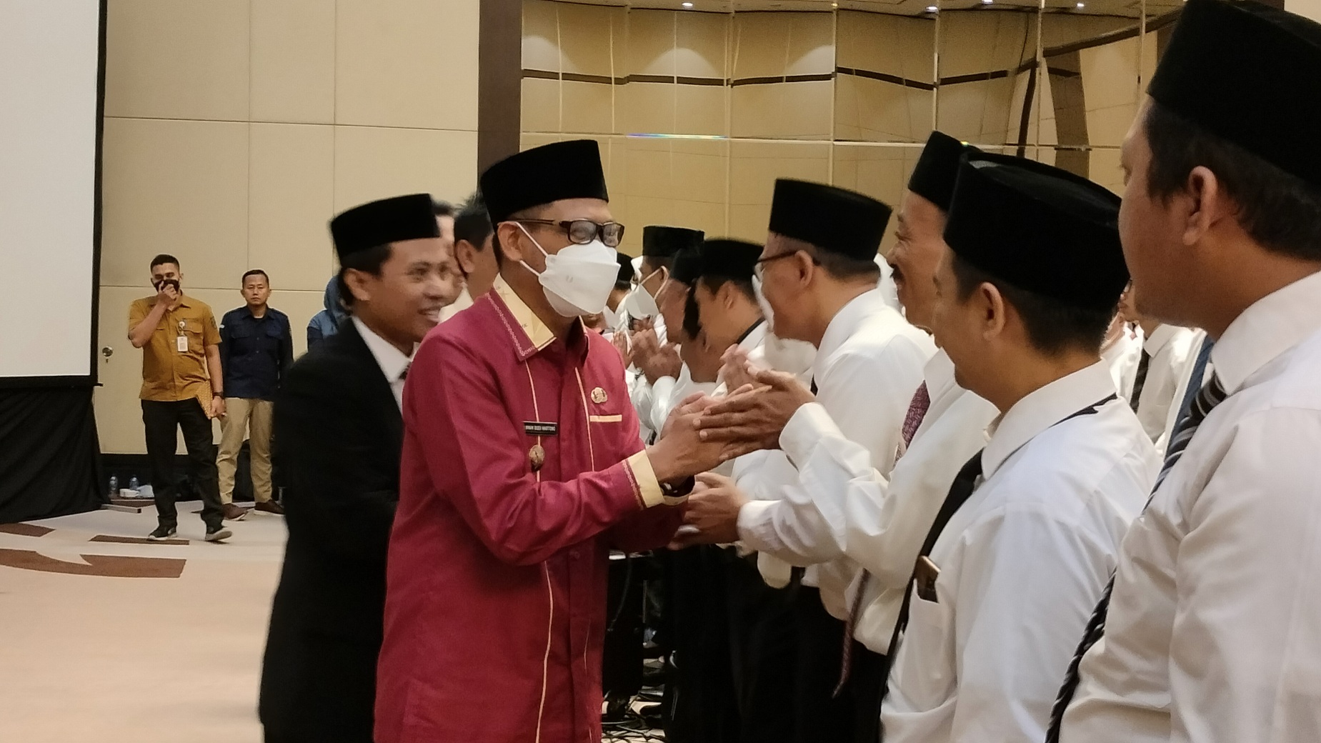 Imam Budi Hartono Hadiri Pelantikan PPS dan Senang dengan Telah Lengkapnya Struktur KPU Kota Depok