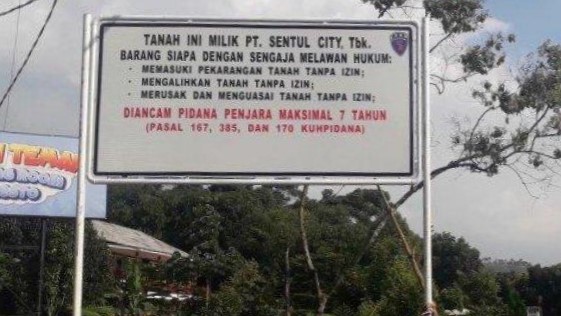 Bantah Lakukan Penggusuran, Sentul City Pinjami Warga Bojong Koneng Lahan untuk  Bercocok Tanam