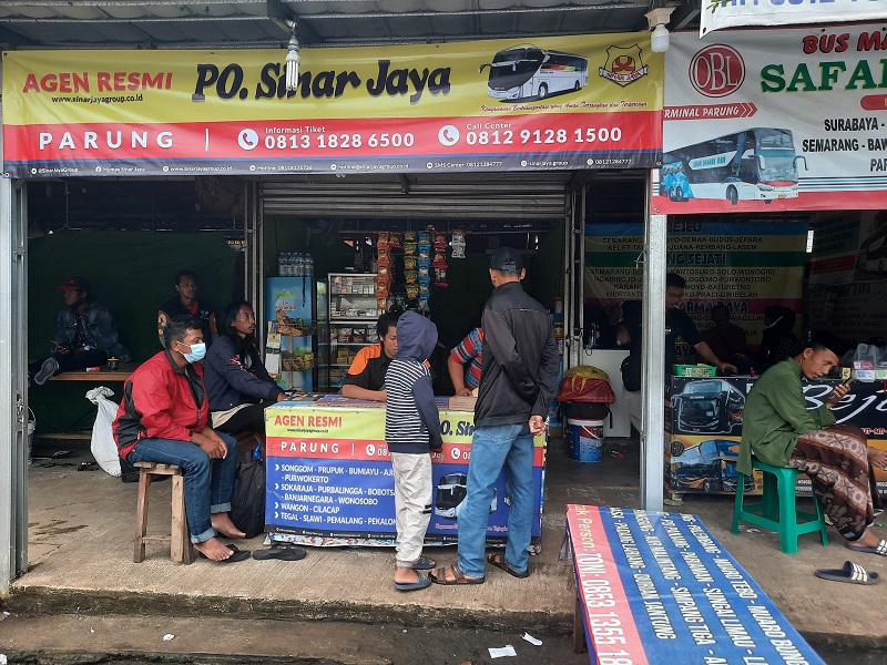 Sepekan Jelang Puncak Mudik Lebaran, Penumpang di Terminal Parung Mulai Meningkat