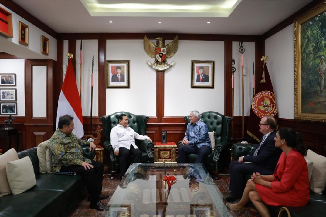 Prabowo Terima Kunjungan Airlangga dan Sekjen OECD, Update Proses Keanggotaan Penuh Indonesia