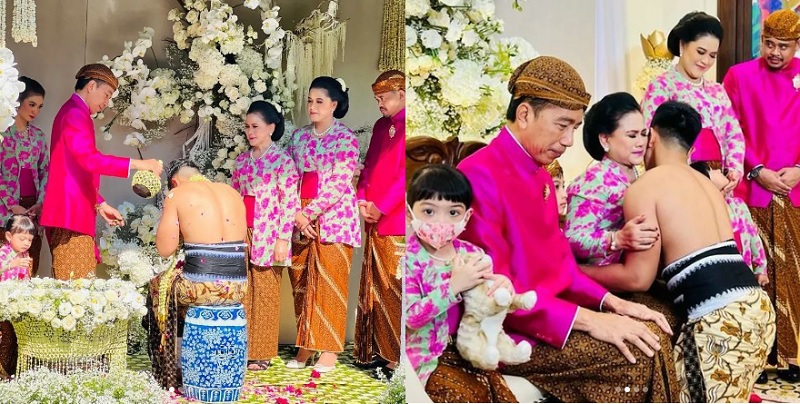 Presiden Jokowi Minta Doa Restu ke Masyarakat Agar Prosesi Pernikahan Kaesang dan Erina Lancar