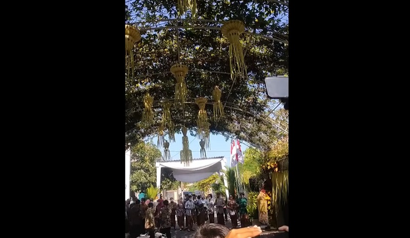 Keluarga Presiden Joko Widodo Gelar Prosesi Siraman Kaesang Pangarep dan Erina Gudono