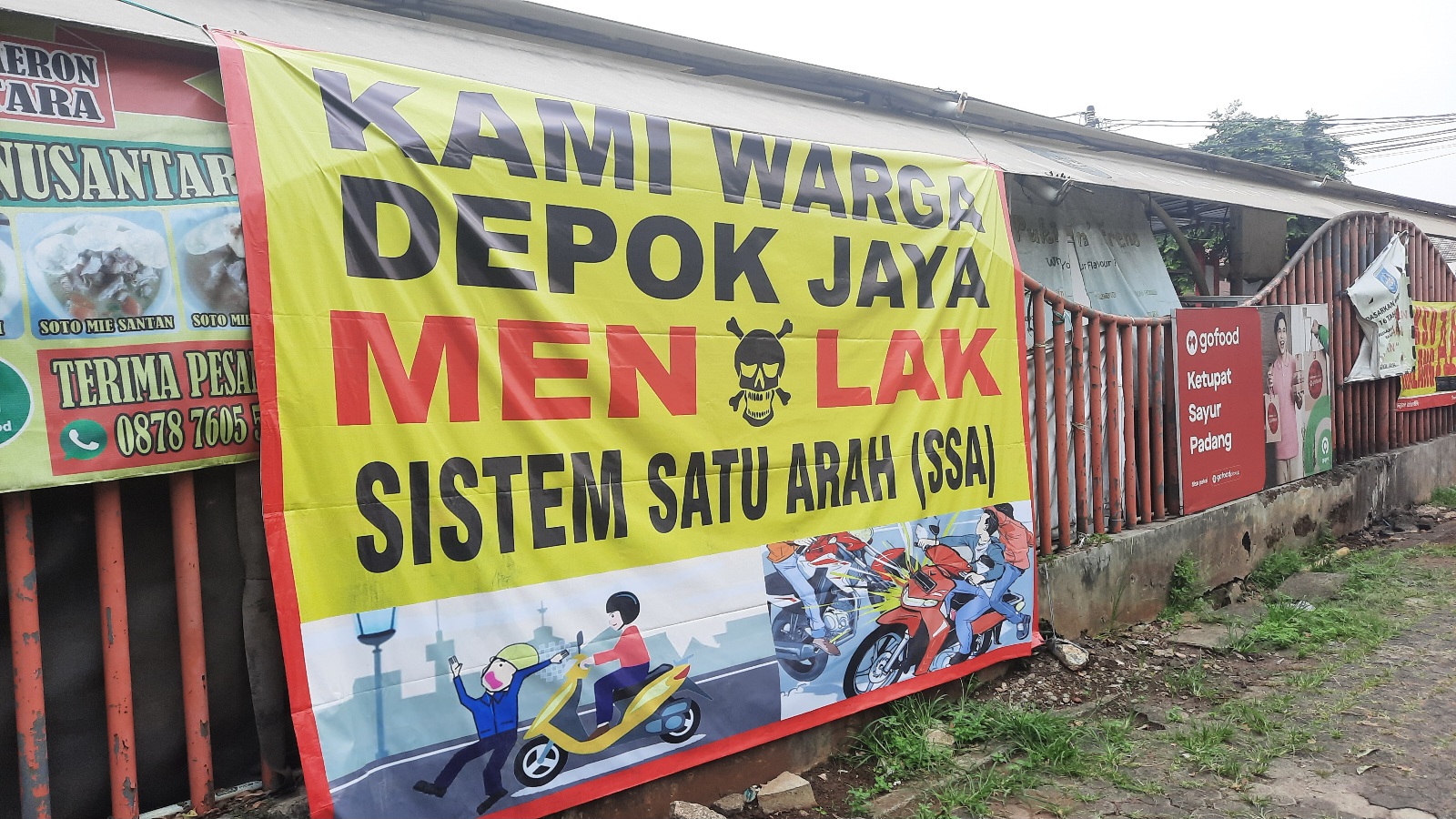 Uji Coba Sistem Satu Arah Jalan Nusantara Depok Batal Diterapakan, Warga: Banyak Mudorotnya