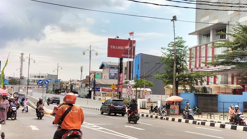 Underpass Sudah Bisa Digunakan oleh Warga Lalu Lintas di Jalan Dewi Sartika Lancar