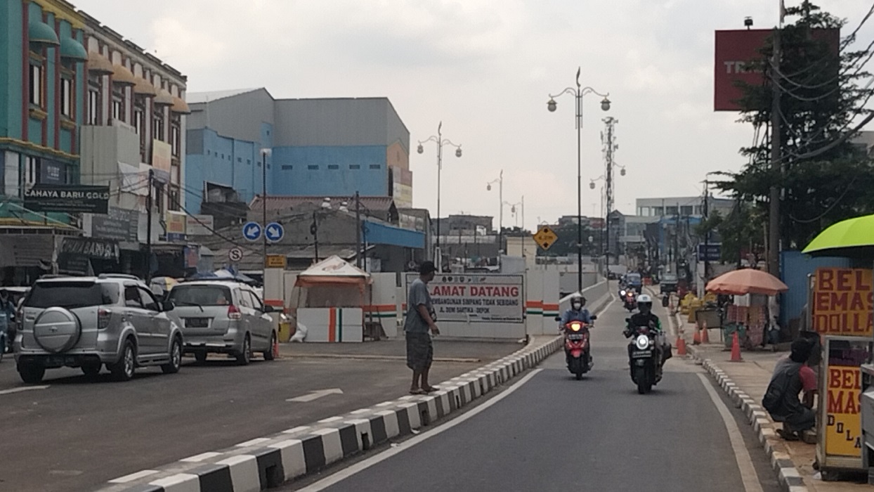 Jalan Dewi Sartika Kota Depok Diperlebar, Warga Senang karena Bisa Hilangkan Kemacetan