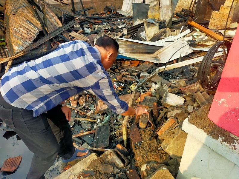 Libur Lebaran, Dua Rumah di Bogor Dilahap Si Jago Merah