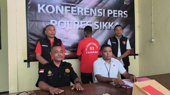 Polres Sikka Tetapkan Satu Tersangka Perekrut Tenaga Kerja Ilegal Dalam Kasus Perdagangan Orang